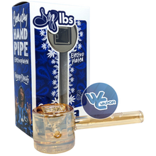 Load image into Gallery viewer, Dogg Lbs 4" Everyday Electro Plated Cylinder Hand Pipe - Gold
