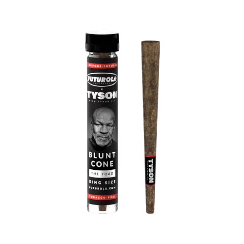 Experience the perfect blend of convenience and flavor with Futurola's Tyson Blunt Cone. Designed in collaboration with Mike Tyson and rolling experts, these King Size cones provide a longer tobacco-free smoking session.