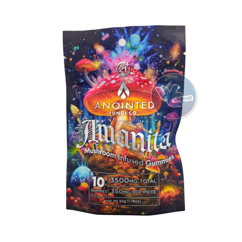 Experience the revolutionary potential of Anointed Fungi Co's Amanita Muscaria-Infused Gummies! Open your body and mind up to new boundaries with these dynamic treats! Unlock a world of possibilities with a single bite!