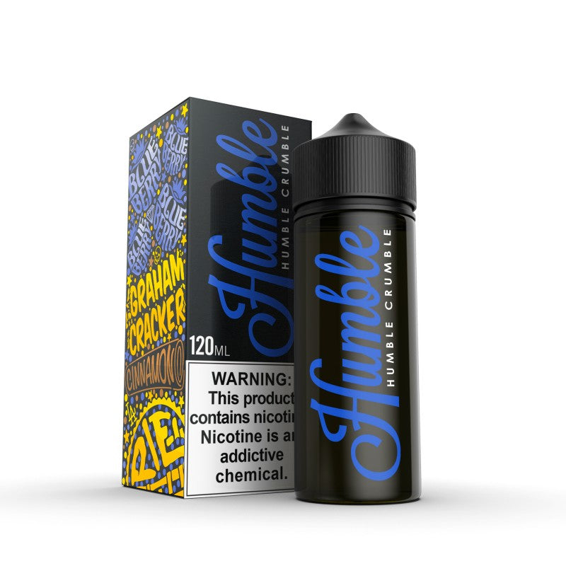 Humble Crumble by Humble OG is blend of fresh ripe blueberries with a hint of cinnamon on a buttered crust. (70/30PHumble Crumble by Humble OG is blend of fresh ripe blueberries with a hint of cinnamon on a buttered crust. (70/30 vg/pg)