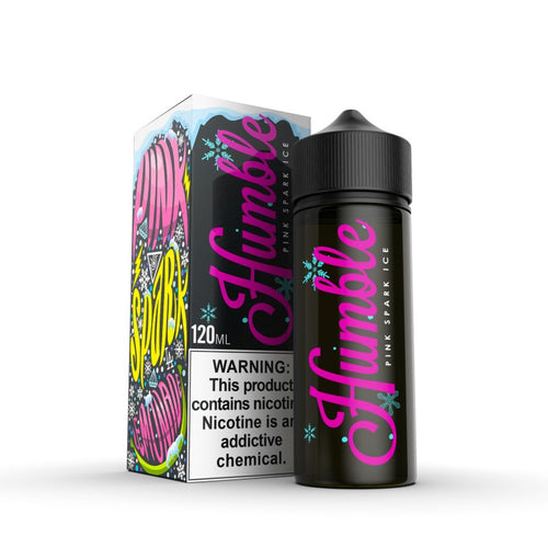 Pink Spark Ice by Humble OG is a sweet and tangy pink lemonade with a icy menthol kick. (70/30 vg/pg)