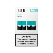 Load image into Gallery viewer, Juul Menthol Pods 3.0% (4-Pack)
