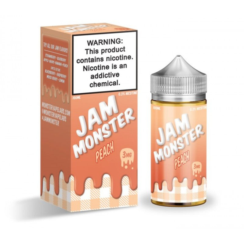 Peach by Jam Monster features peach jam on buttered toast. (70/30 vg/pg)