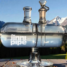 Load image into Gallery viewer, Jinni Pipe 7" Infinity Gravity Water Pipe by Gypsy Labs
