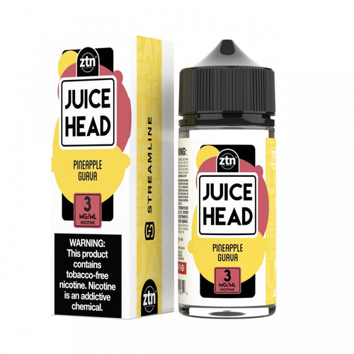 Pineapple Guava by Juice Head is a blend of sweet pineapples and ripe guavas. (70/30 vg/pg)