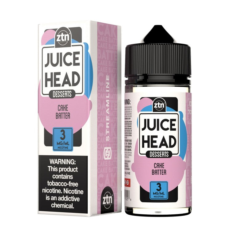 Cake Batter by Juice Head Desserts features a vanilla cake and whipped cream. (70/30 vg/pg)
