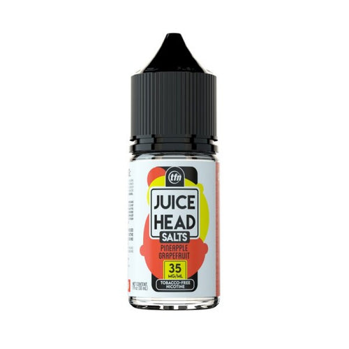Golden Grapefruit (formerly known as Pineapple Grapefruit) Salt by Juice Head Freeze is a a ripe mix of pineapple and grapefruit with a menthol kick (50/50 mg/p