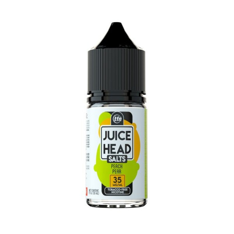 Paradise Pear (formerly known as Peach Pear) Salt by Juice Head Freeze is a blend of peaches and pears with a menthol kick (50/50 mg/pg)