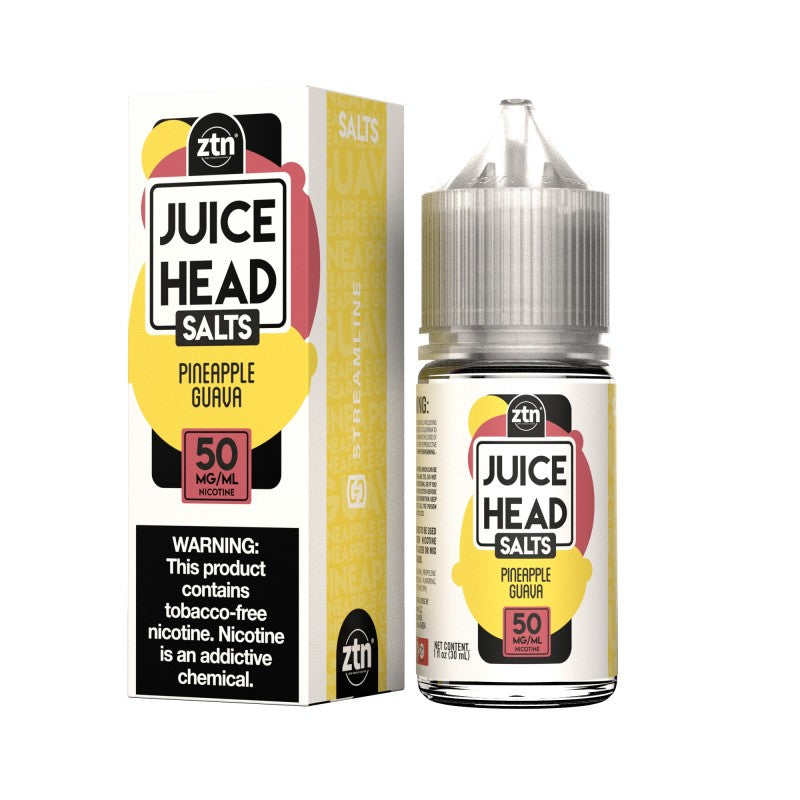 Pineapple Guava Salt by Juice Head is full of sweet pineapples and ripe guavas. (50/50 vg/pg)