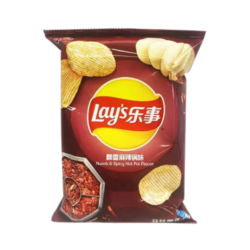 Take a flavorful journey through the fiery and intricate flavors of Chongqing-style hot pot with every crunch of Lay's Spicy Hotpot Chips.<br>