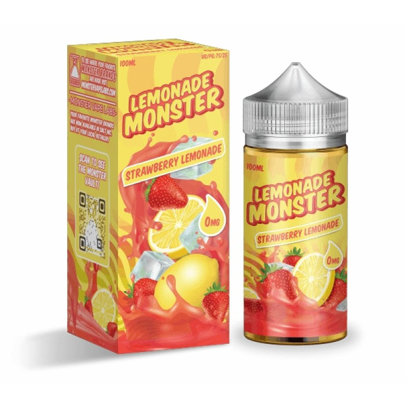 Strawberry Lemonade by Lemonade Monster is glass of lemonade and sweet strawberries. (70/30 vg/pg)