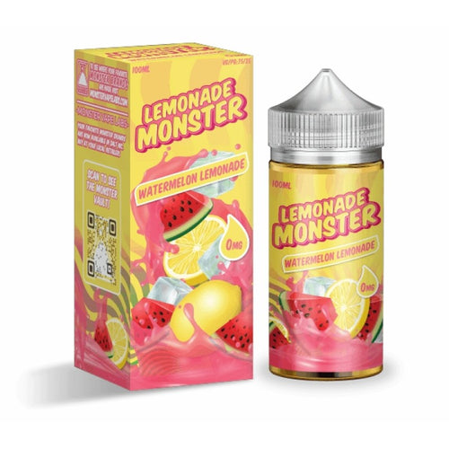Watermelon Lemonade by Lemonade Monster is tart lemonade and sweet watermelons. (70/30 vg/pg)