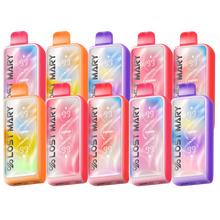 Load image into Gallery viewer, Set of Lost Mary vape devices with colorful designs on a white background
