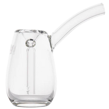 Load image into Gallery viewer, Clear glass smoking device on a white background
