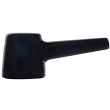 Load image into Gallery viewer, Black smoking pipe on a clear background
