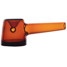 Load image into Gallery viewer, Orange glass pipe on a clear background
