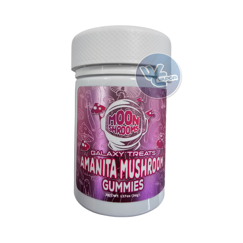 Experience the power of Amanita mushrooms with each delicious and flavorful Strawberry gummy. Galaxy Treats are the perfect alternative to your regular snacks for an extra energy boost.