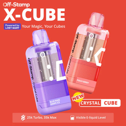 OFF STAMP X-CUBE CRYSTAL 35,000 PUFFS DISPOSABLE 