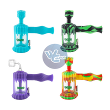 Load image into Gallery viewer, Are you ready to unleash the full potential of the Ooze Clobb 4-in-1 Hybrid Water Pipe? Its unique design allows for effortless inhalation of dense, creamy smoke, delivering a deeply satisfying hit. Get ready for a smoking experience on a whole new level!
