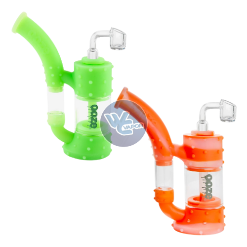 Discover the perfect blend of style and practicality with the Ooze Stack Water Pipe. This high-quality piece can be used as both a bong and a dab rig, with multiple glass chambers and a curved mouthpiece for a versatile smoking experience. Made with silicone and glass, it guarantees a smooth inhale for a thick cloud of smoke.