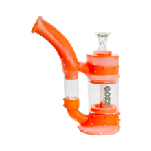 Load image into Gallery viewer, Ooze Stack Water Pipe - Orange/Clear

