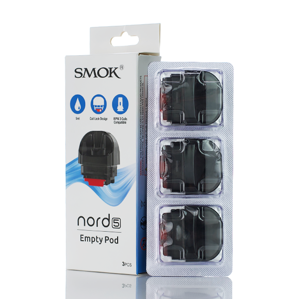 Smok NORD 5 Empty Replacement Pods (3-Pack)
