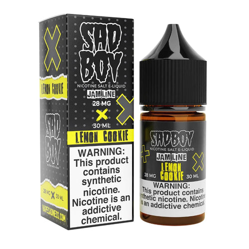 Lemon Cookie Salt by Sadboy is a bakery style lemon cookie with a lemon aroma that’s both sweet and tart! (50/50 vg/pg)