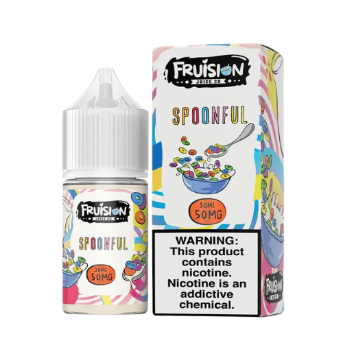 Fruision Salt - Spoonful flavor: A harmonious fusion of cereal, berries, and milk for a delicious and satisfying vaping experience. (50/50 vg/pg)