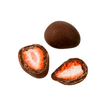 Load image into Gallery viewer, Tony&#39;s Freeze Dried Strawberries covered in chocolate
