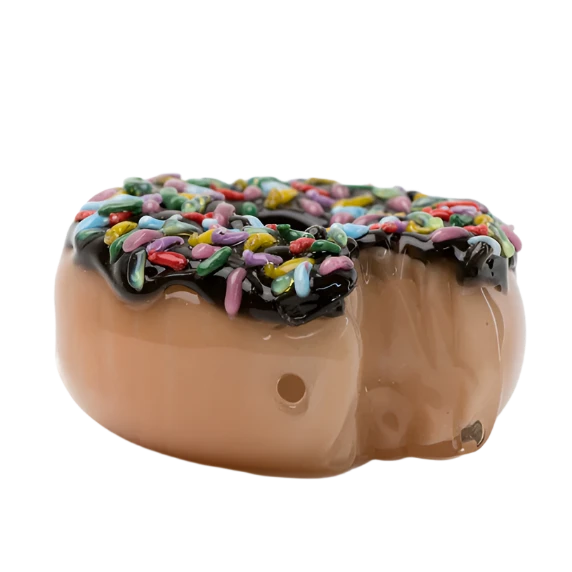 Sprinkle Donut 🍩 Dry Pipe by Empire Glassworks