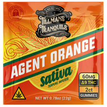 Load image into Gallery viewer, Tillmans 60mg THC Gummy 2-Pack - Agent Orange (Sative)
