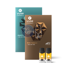 Load image into Gallery viewer, Vuse Alto Pods - 2-Pack - Experience the ultimate in convenience and quality with Vuse Alto Pods (2-Pack). Perfectly crafted for use with the Vuse Alto Vape Kit, each pack contains two expertly pre-filled pods, each with a generous 1.8ml of premium juice.
