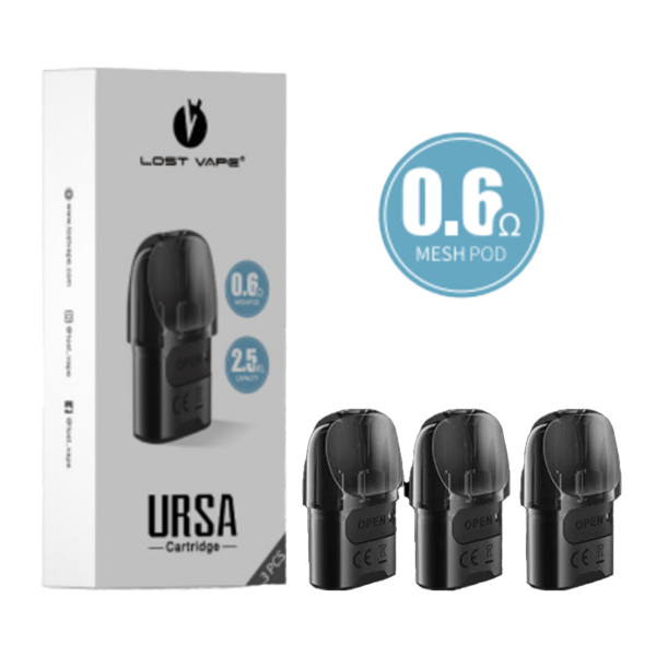 Lost Vape URSA Pro Pod Cartridges (3-Pack)
