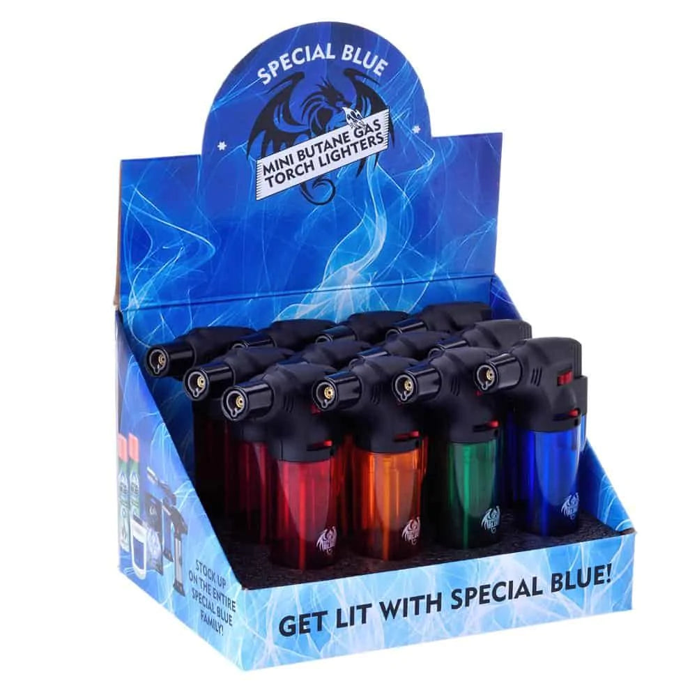 Special Blue Bernie Plastic Torch Lighter