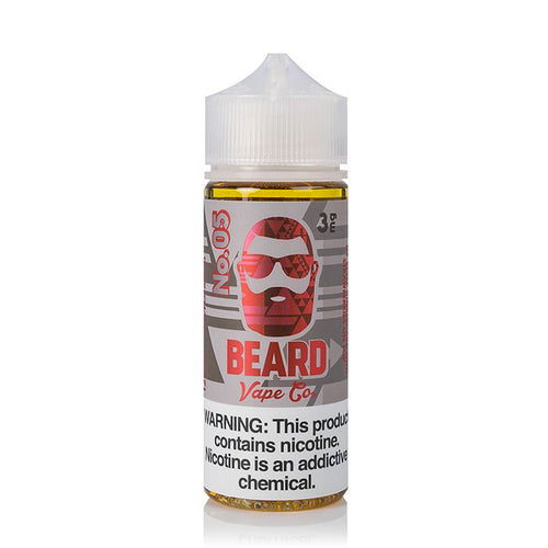 No. 05 by Beard Vape Co is a mixture of cheesecake and strawberries for a night fruit cream flavor (60/40 vg/pg)