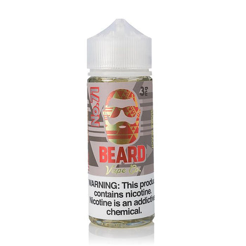 No. 71 Blend by Beard Vape Co. is like sweet and sour peach rings from the candy store. (70/30 vg/pg)