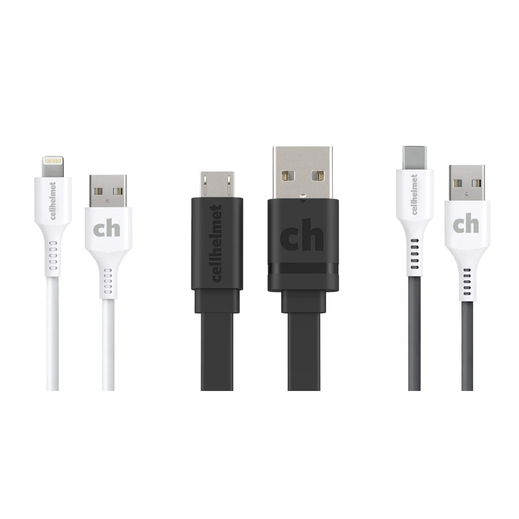 Cellhelmet 6ft Flat Charge/Sync Cable
