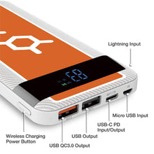 Load image into Gallery viewer, Dausen Wireless Power Bank (10,000mah) Input and Output
