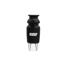 Load image into Gallery viewer, GRAV - Silicone Capped Glass Crutch Black
