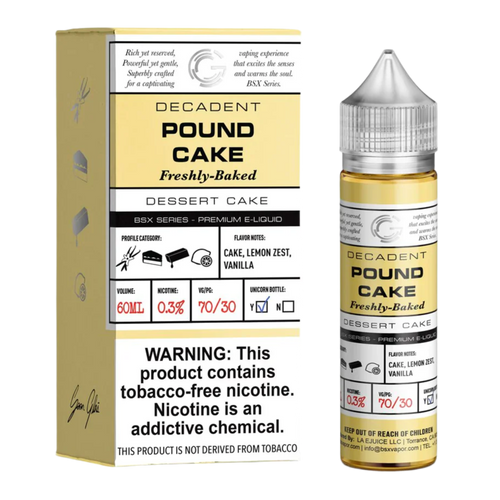Glas Basix - Pound Cake - 60mL
