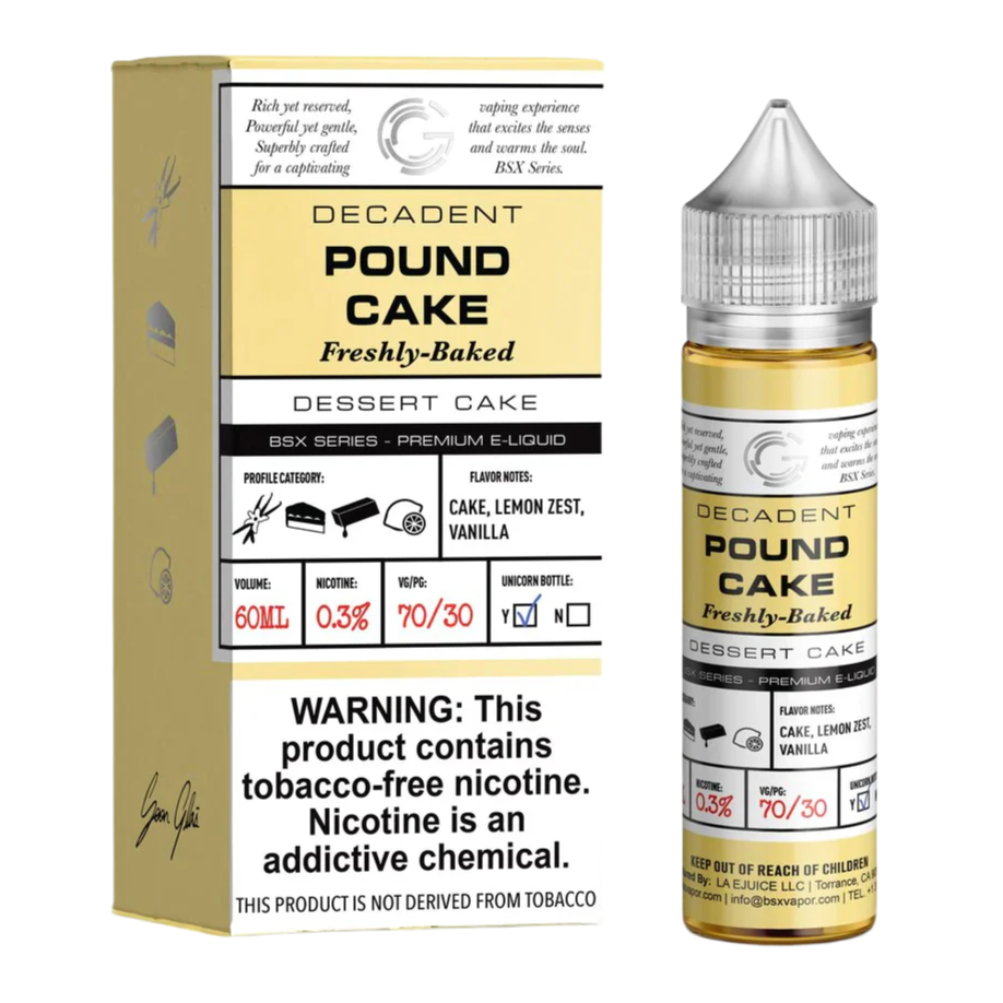 Glas Basix - Pound Cake - 60mL
