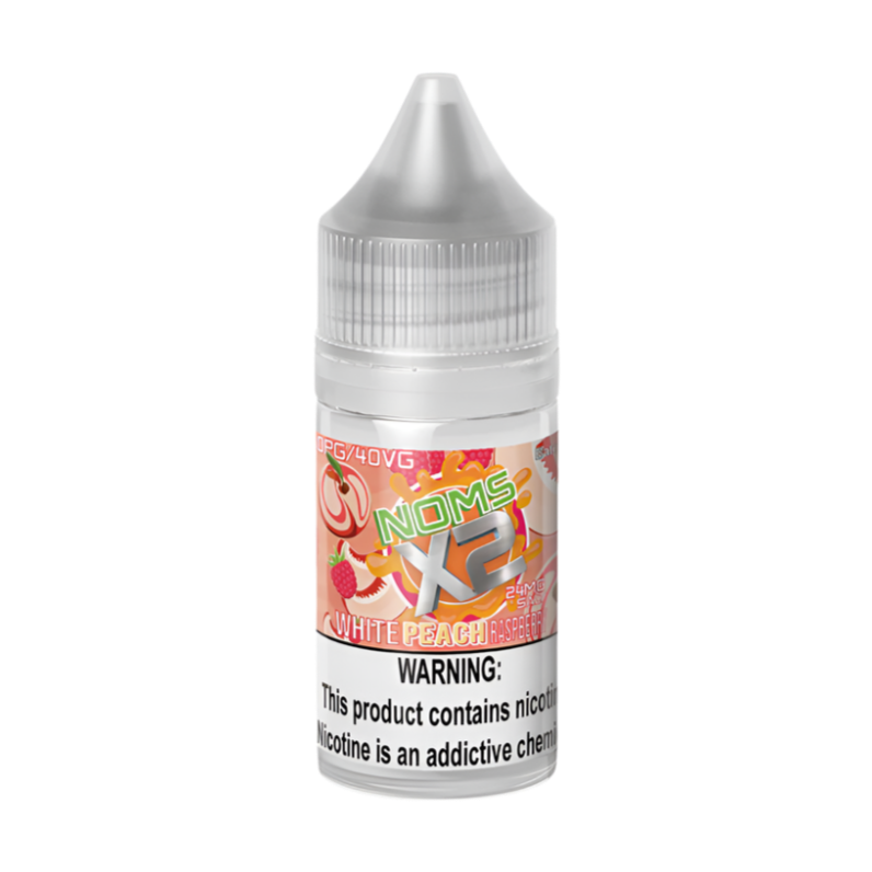 Lotus Vaping Salt - Noms x2 White Peach Raspberry - 30mL