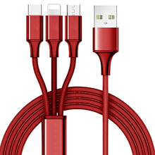 Load image into Gallery viewer, Mila 10ft 3 in 1 Multi Charging Cable
