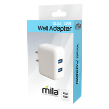 Load image into Gallery viewer, Mila USB 2-Port Wall Adapter
