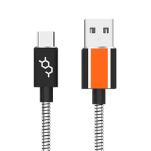 Load image into Gallery viewer, Dausen Stainless Charge-N-Sync Cable
