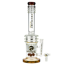 Load image into Gallery viewer, Tsunami - Button Double Honeycomb Perc 16&quot; Water Pipe
